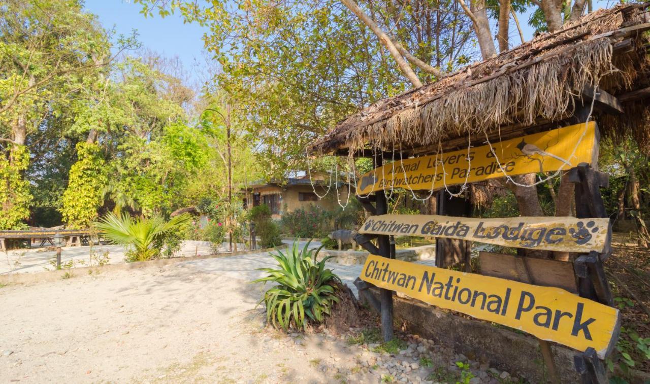 Chitwan Gaida Lodge - Animal Lovers & Birdwatchers Paradise Sauraha Bagian luar foto
